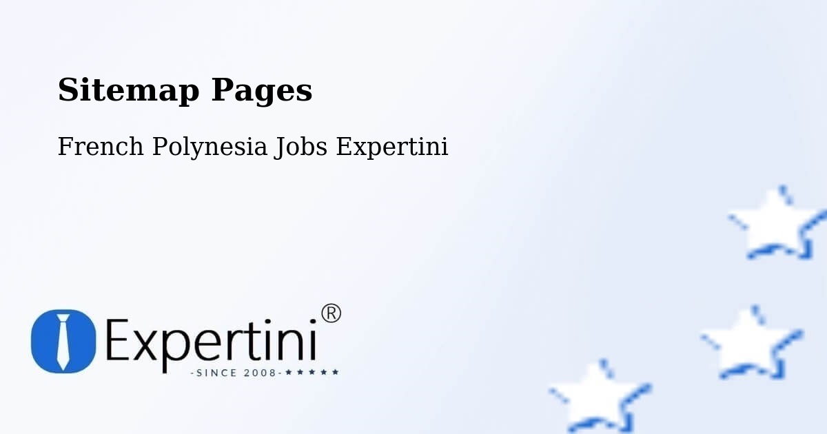 Sitemap Pages - Fare - French Polynesia Jobs Expertini